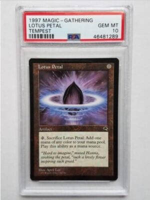 Lotus Petal — Tempest (1997), PSA 10 Gem Mint