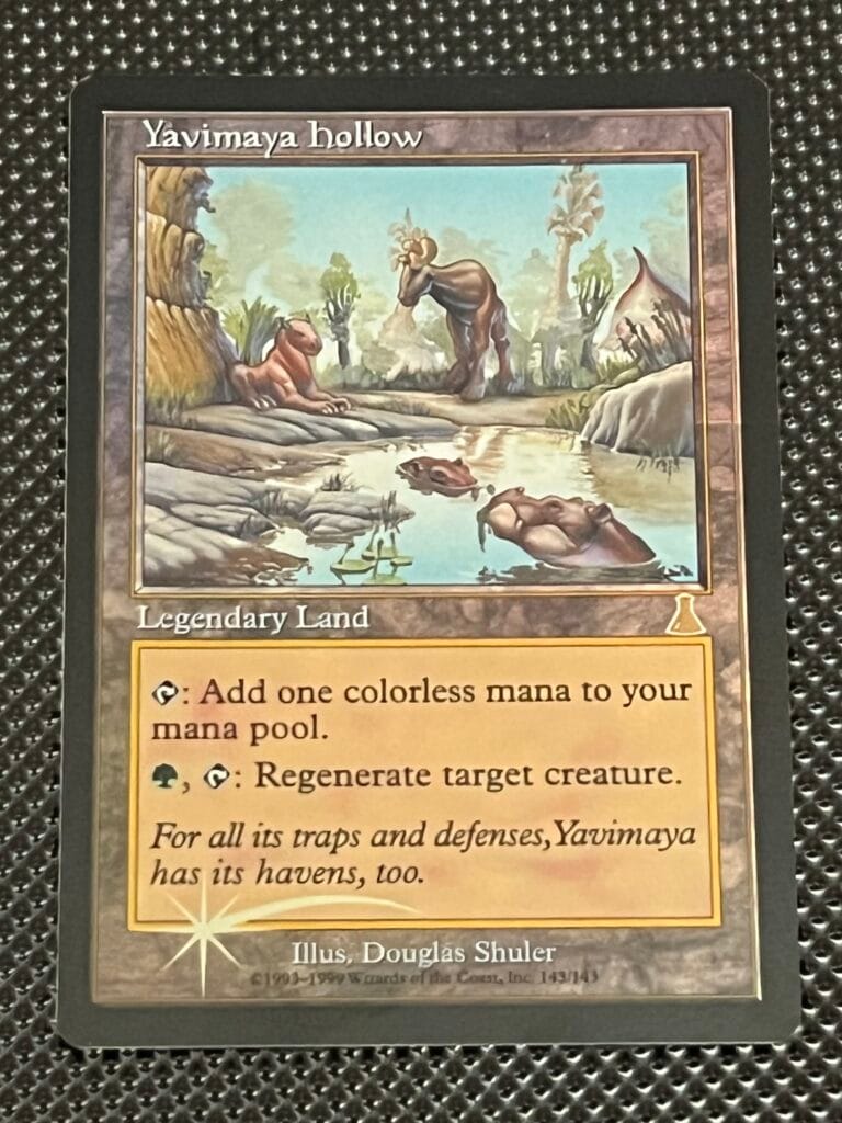 Yavimaya Hollow Foil #143 Urza’s Destiny NM